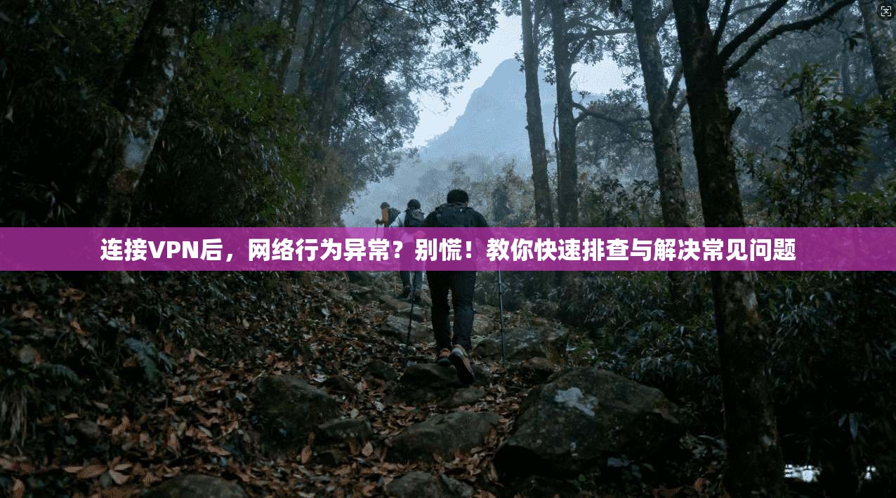 连接VPN后，网络行为异常？别慌！教你快速排查与解决常见问题
