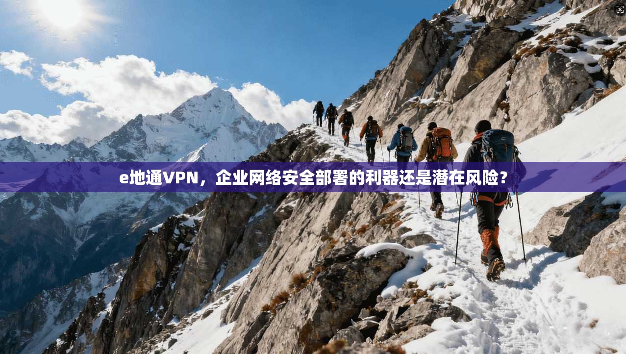 e地通VPN，企业网络安全部署的利器还是潜在风险？