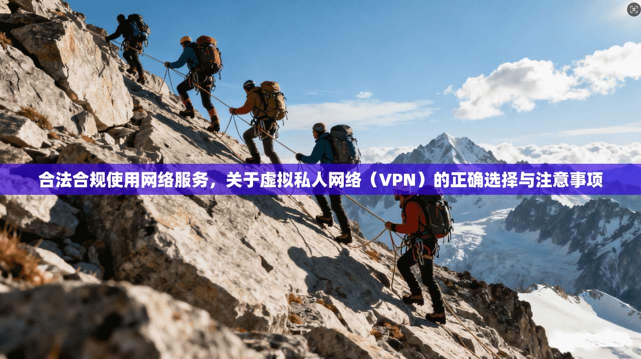 合法合规使用网络服务，关于虚拟私人网络（VPN）的正确选择与注意事项