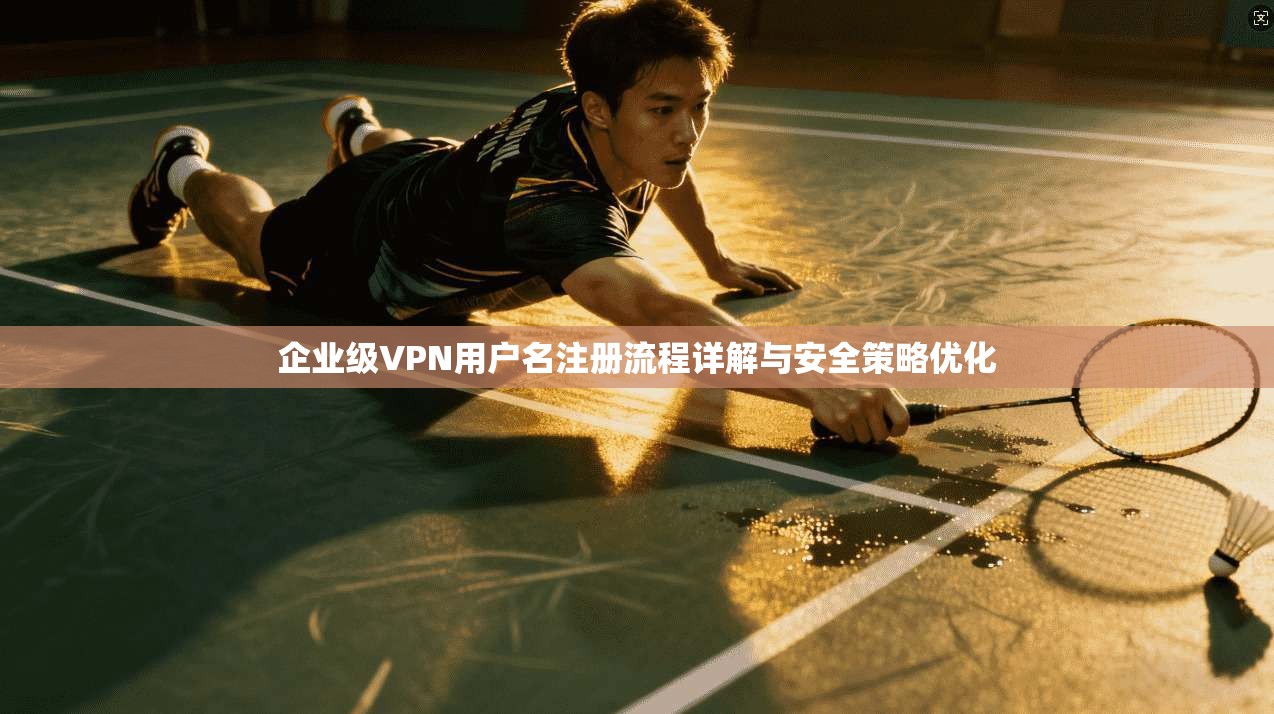 企业级VPN用户名注册流程详解与安全策略优化