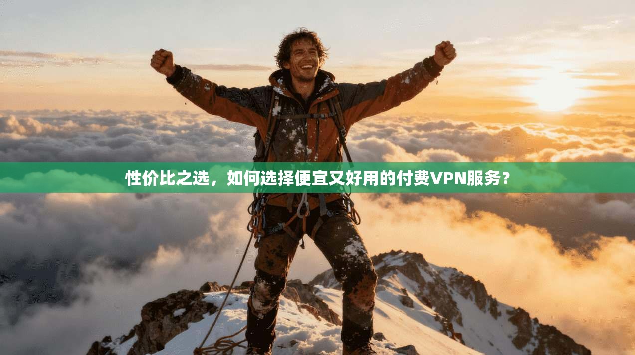 性价比之选，如何选择便宜又好用的付费VPN服务？