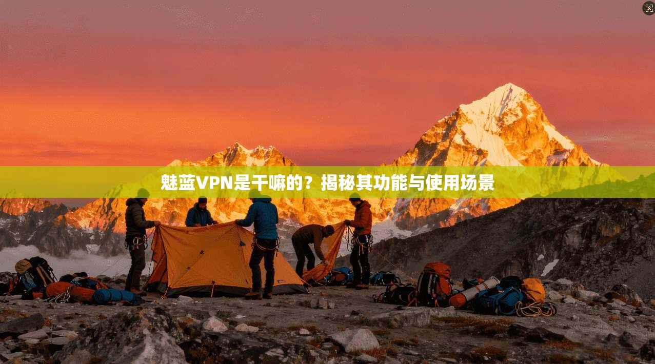 魅蓝VPN是干嘛的？揭秘其功能与使用场景