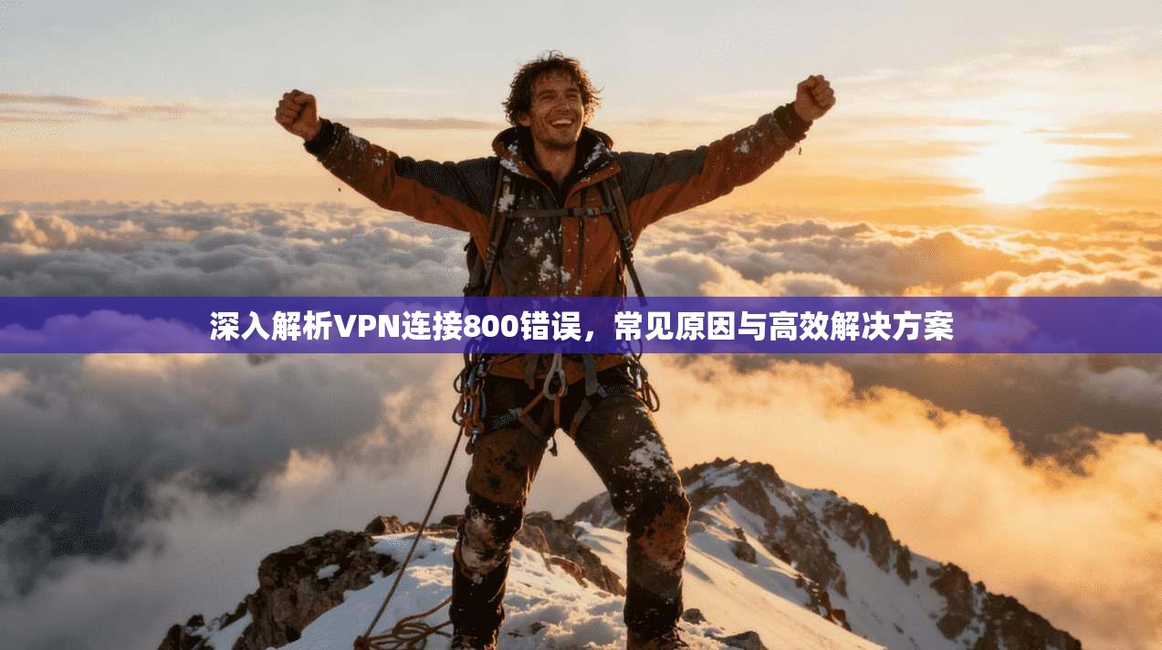 深入解析VPN连接800错误，常见原因与高效解决方案
