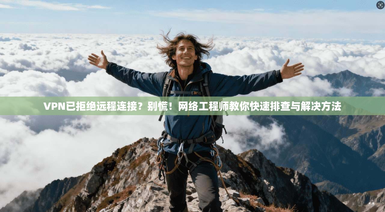 VPN已拒绝远程连接？别慌！网络工程师教你快速排查与解决方法