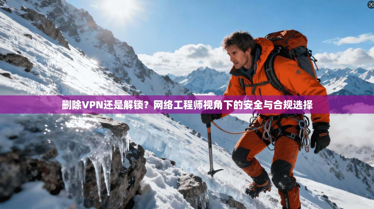删除VPN还是解锁?网络工程师视角下的安全与合规选择