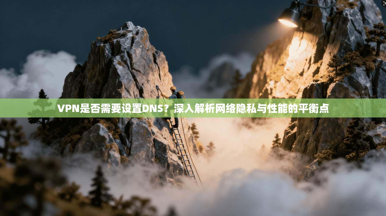 VPN是否需要设置DNS?深入解析网络隐私与性能的平衡点