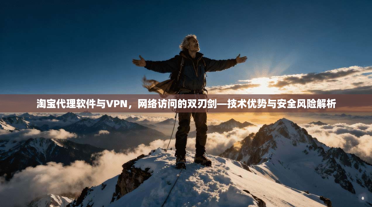 淘宝代理软件与VPN，网络访问的双刃剑—技术优势与安全风险解析