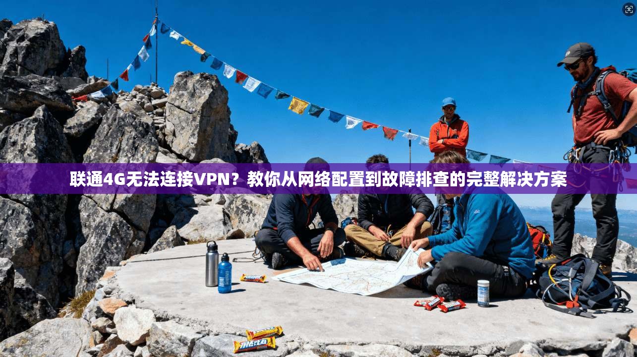 联通4G无法连接VPN？教你从网络配置到故障排查的完整解决方案