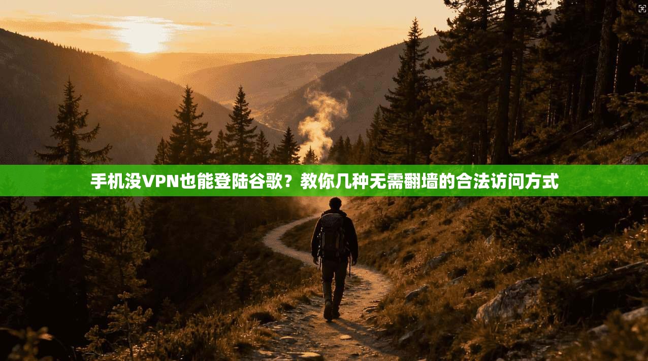 手机没VPN也能登陆谷歌？教你几种无需翻墙的合法访问方式