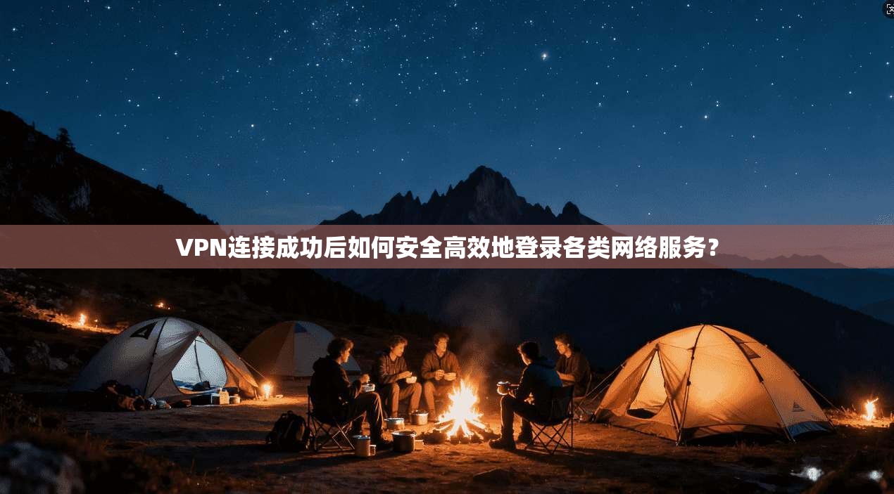 VPN连接成功后如何安全高效地登录各类网络服务?