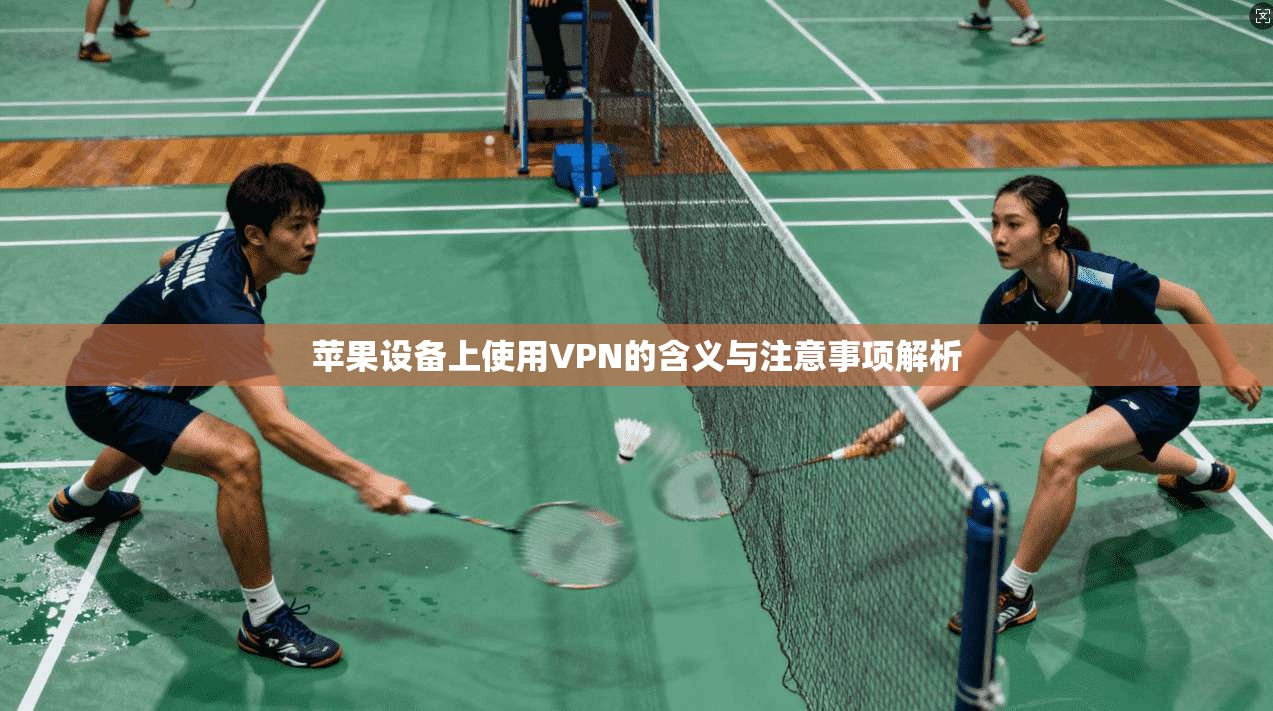 苹果设备上使用VPN的含义与注意事项解析