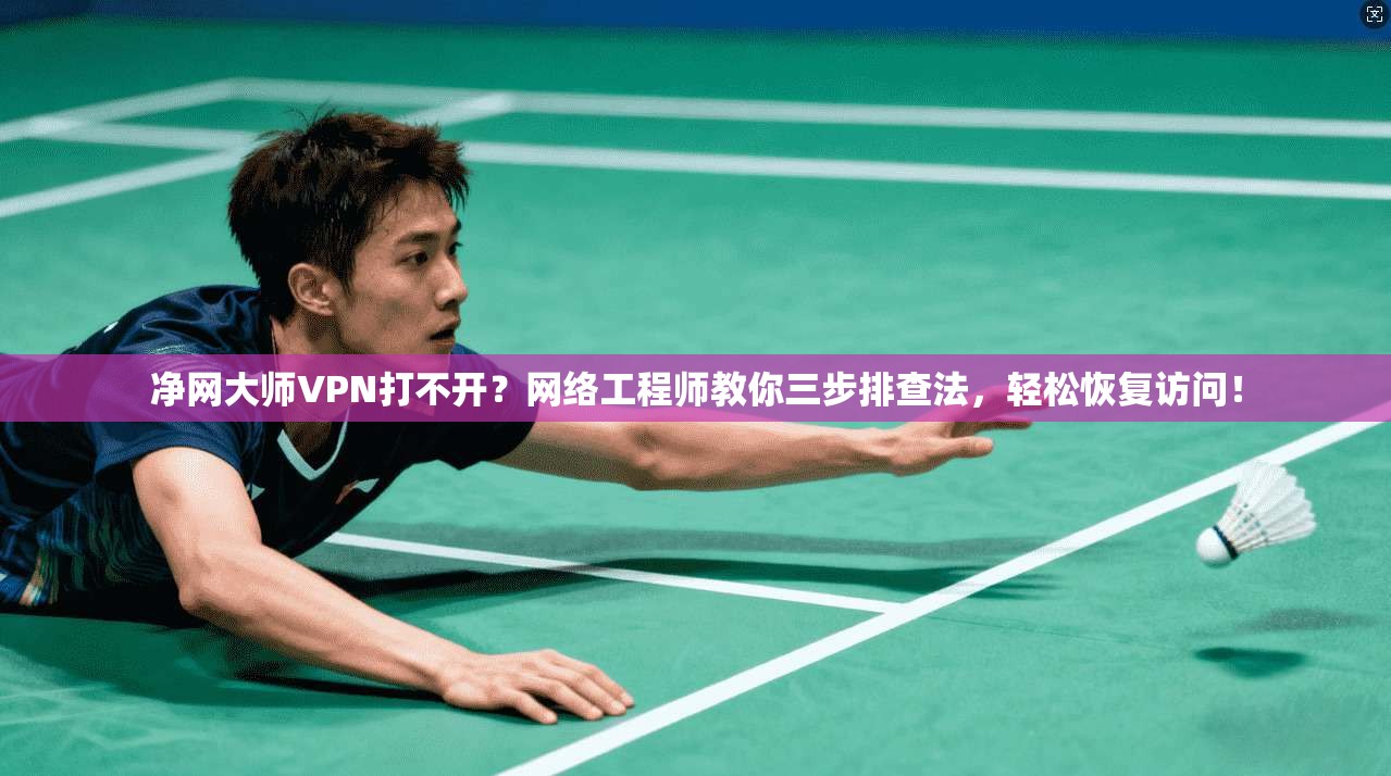 净网大师VPN打不开？网络工程师教你三步排查法，轻松恢复访问！