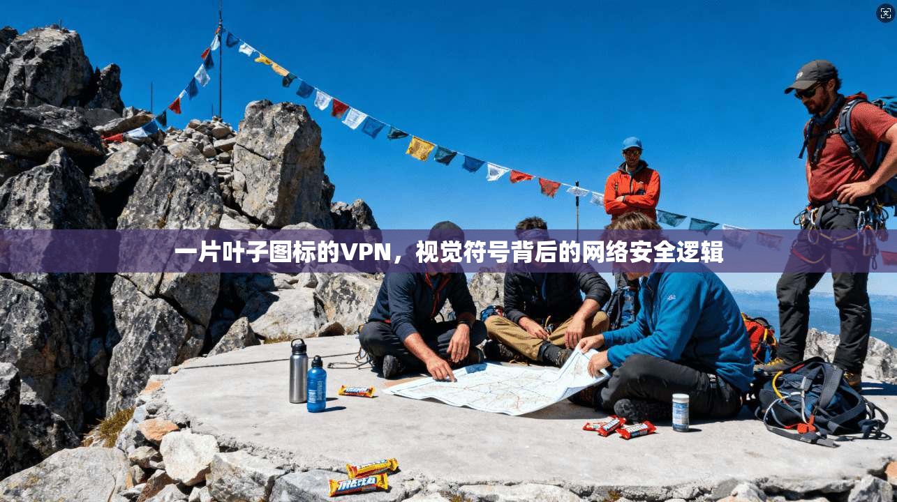 一片叶子图标的VPN，视觉符号背后的网络安全逻辑