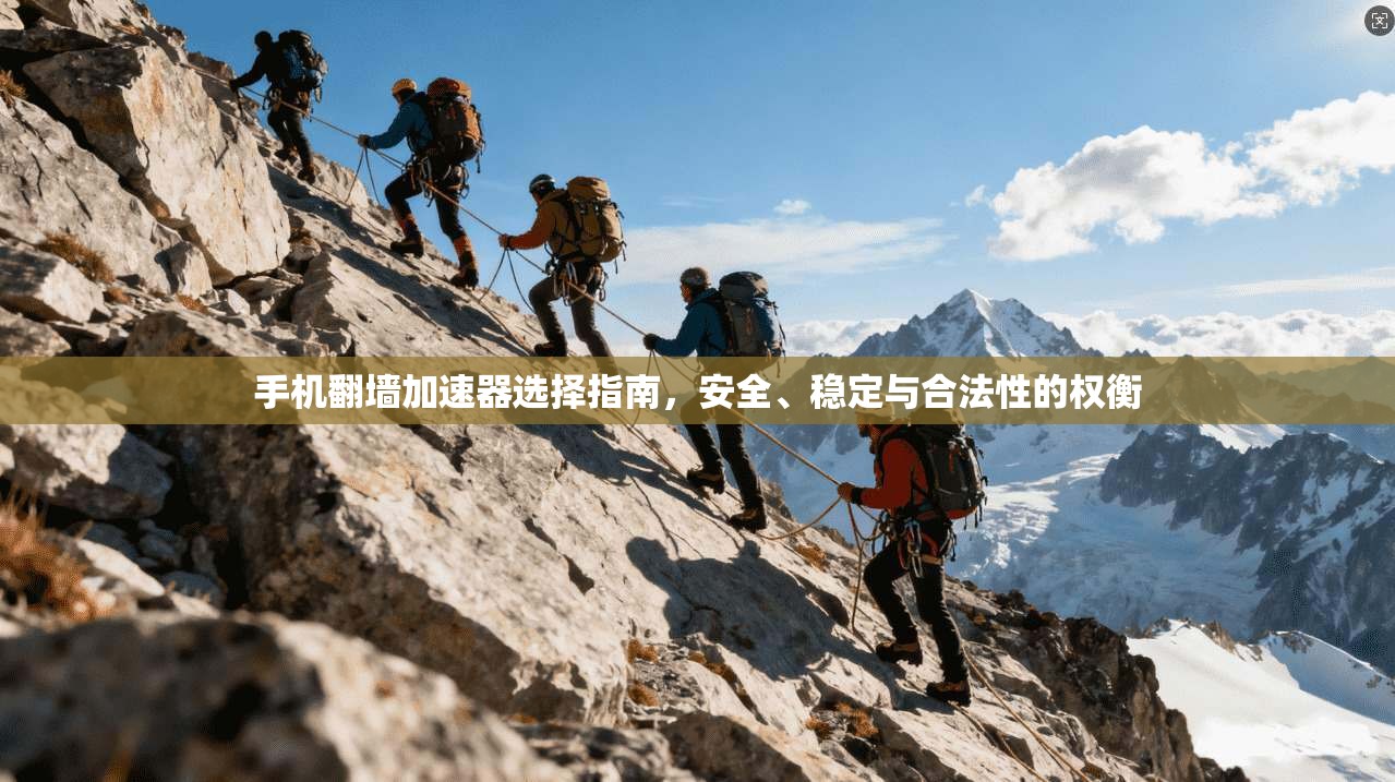 手机翻墙加速器选择指南,安全、稳定与合法性的权衡