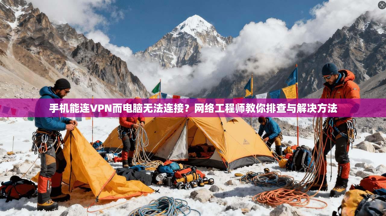 手机能连VPN而电脑无法连接?网络工程师教你排查与解决方法